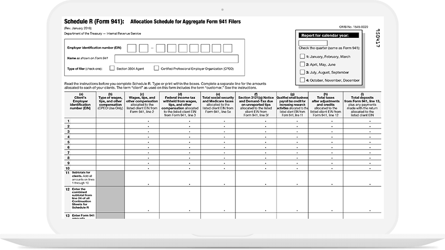 Schedule R (Form 941)